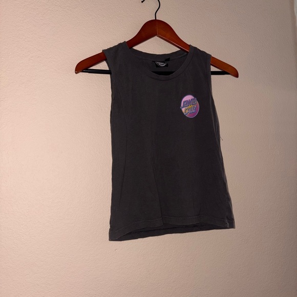 Santa Cruz Skateboards tank top graphic shirt punk inspo tee old skool 90s vibes - Picture 6 of 14